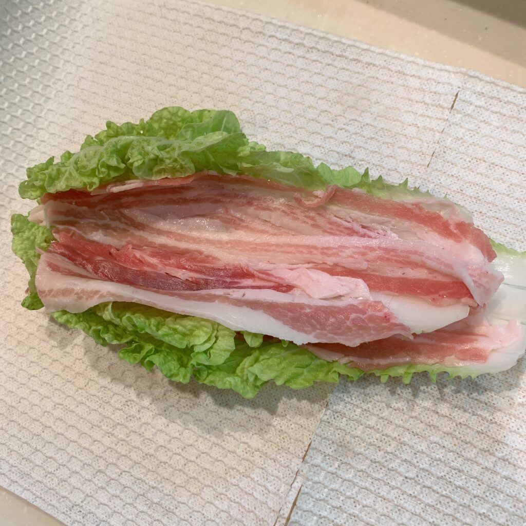 白菜と豚肉