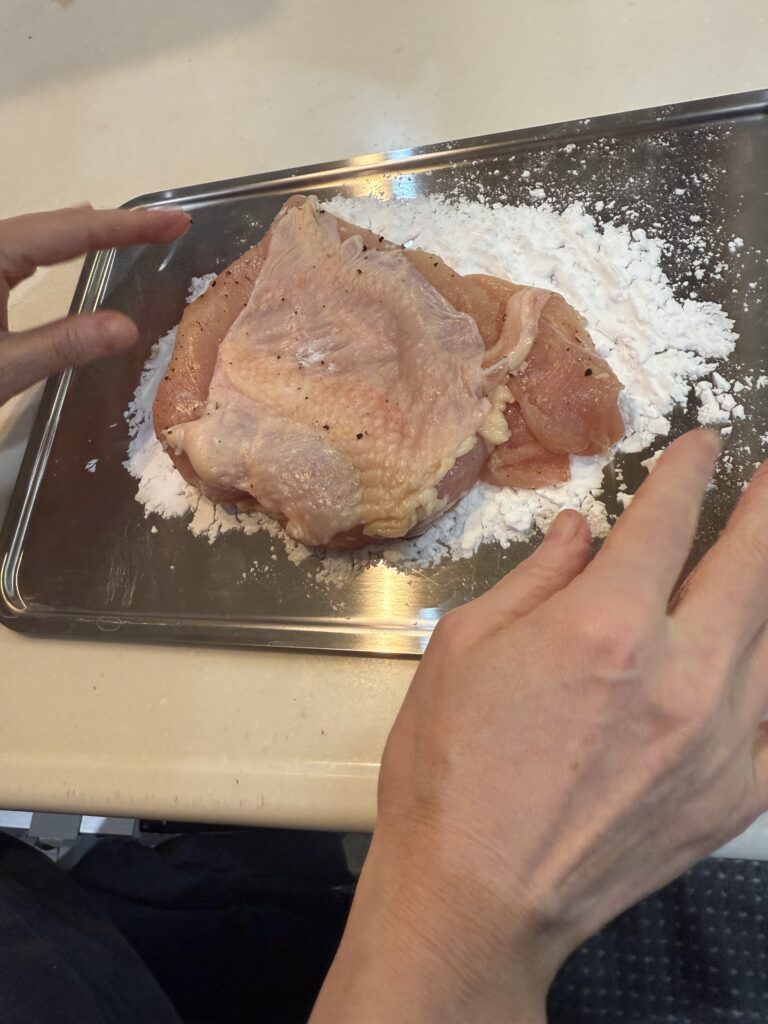 鶏むね肉のソテー作り方3
