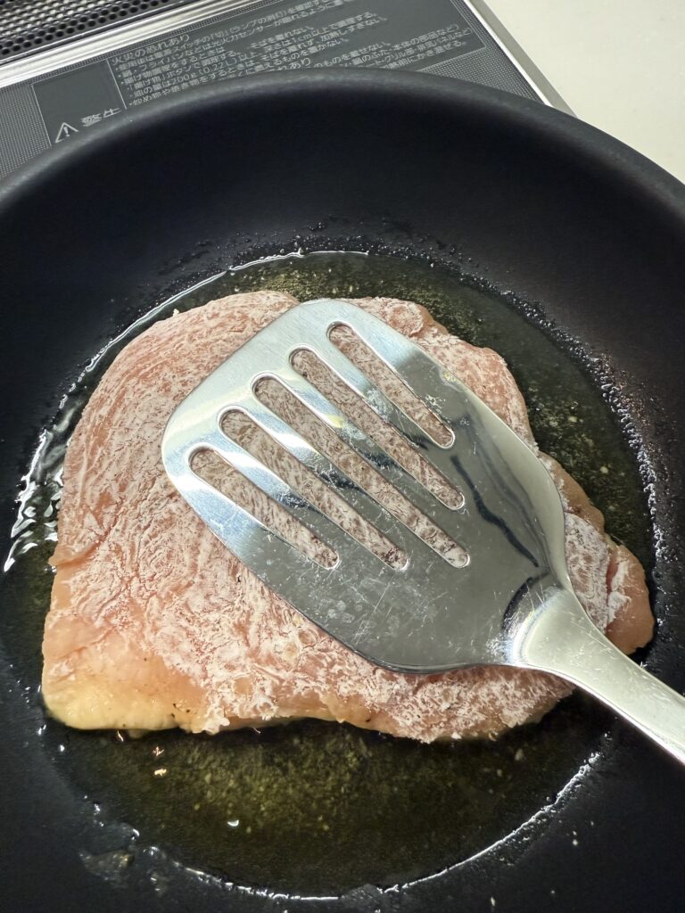 鶏むね肉のソテー作り方4