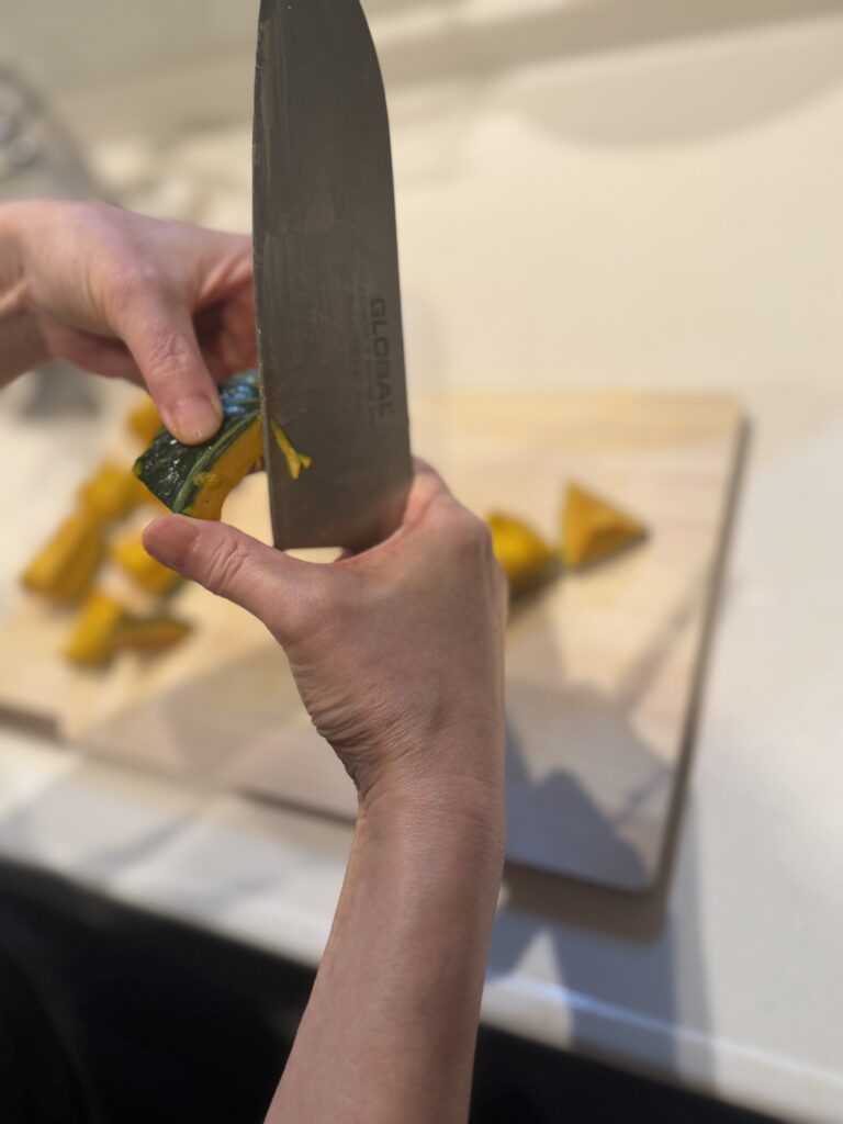 かぼちゃの面取り